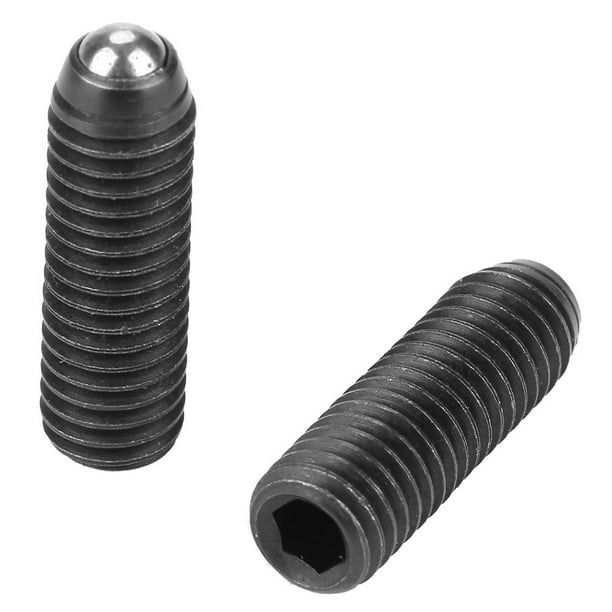 Tebru Steel Ball Plunger, Spring Plunger Ball, 10pcs M8 Screw Thread