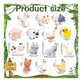 thumbnail image 2 of 24 Pcs Fairy Garden Accessories Blind Box, Resin Farm Animal Miniature Figurines, Mini Landscape Decor for Garden Yard Terrarium Succulent DIY Decoration, 2 of 7