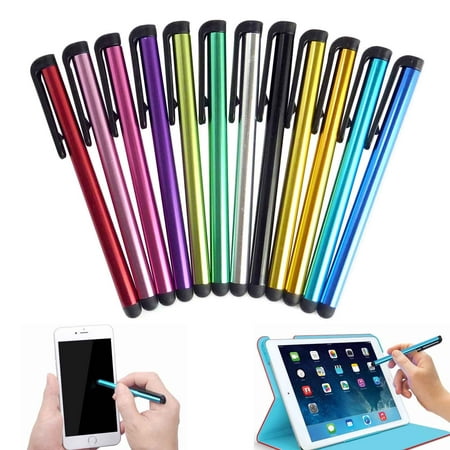 100Pcs Universal Metal Capacitive Stylus Touch Screen Stylus Pen For iPhone iPad Samsung