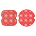 thumbnail image 4 of Bearachild Air Fryer Steamer Liners Perforado Antiadherente Cesta de cocción al vapor Estera Hornear Type4 NO4, 4 of 6