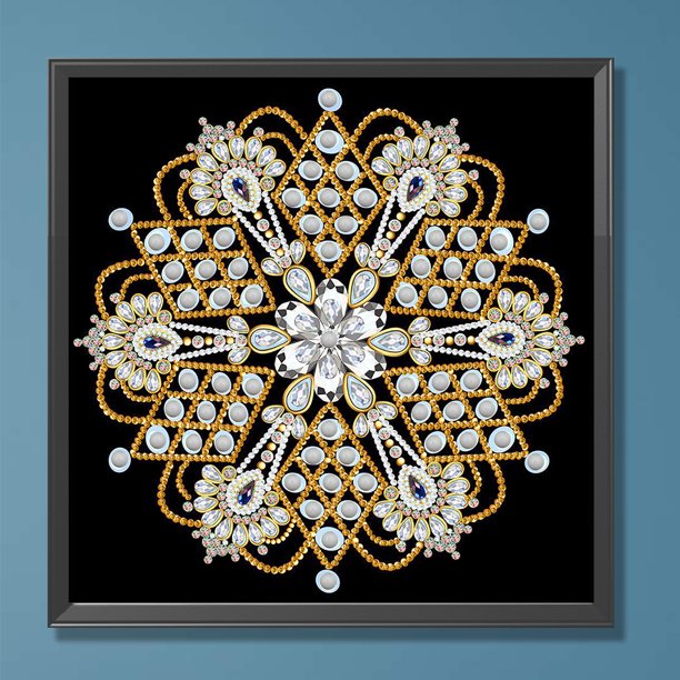 Pintura de diamante 5D DIY Kit de taladro en forma especial parcial Mandala decoración del hogar JShteea El nuevo