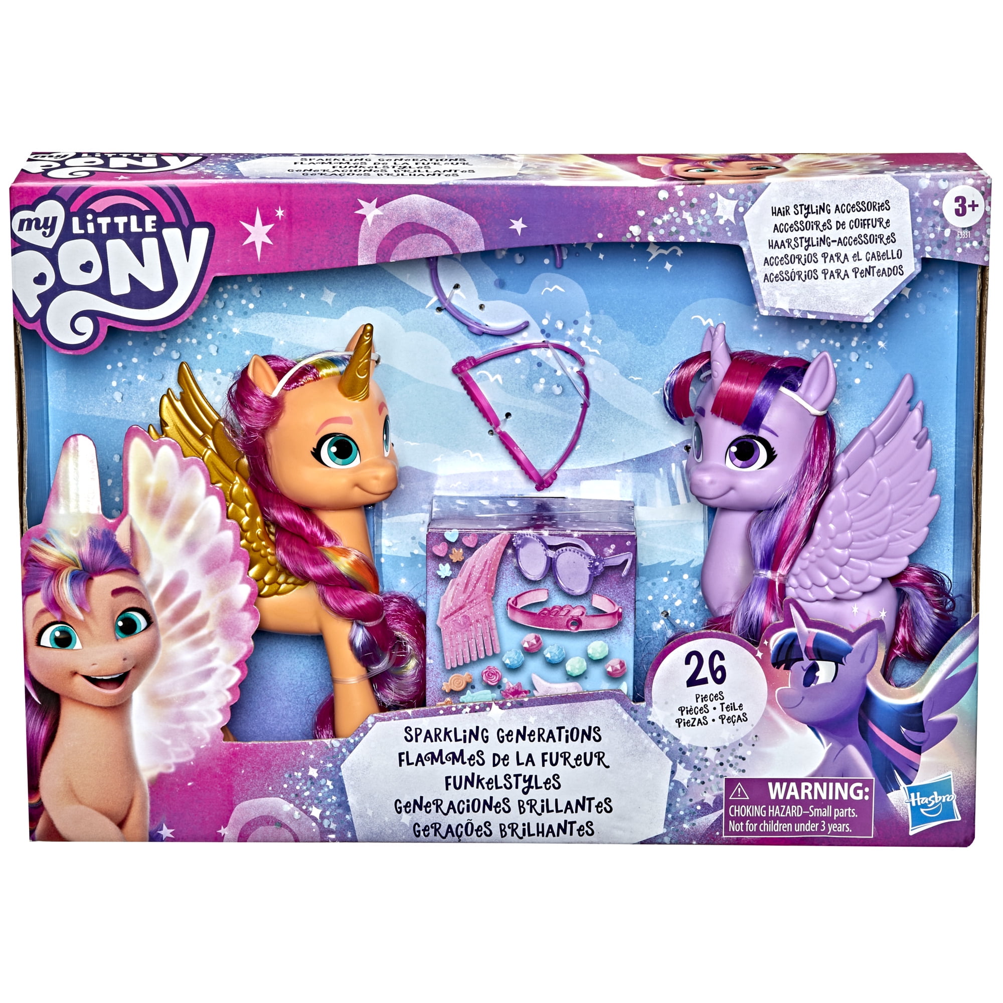 Festival Watchful favor My Little Pony: A New Generation Sparkling Generations 2-Pack - Walmart.com
