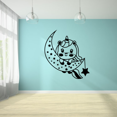 thumbnail image 2 of Stars Moon Unicorn Galaxy Star Magical Unicorns Wall Sticker Art Decal for Girls Boys Kids Room Bedroom Nursery Kindergarten House Fun Home Decor Stickers Wall Art Vinyl Decoration Size (20x20 inch), 2 of 3