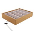 thumbnail image 1 of Bandeja Organizadora De Gafas De Sol, Caja De Bandeja Para Gafas, Terciopelo Con 4 Ranuras Para Reloj, 1 of 7