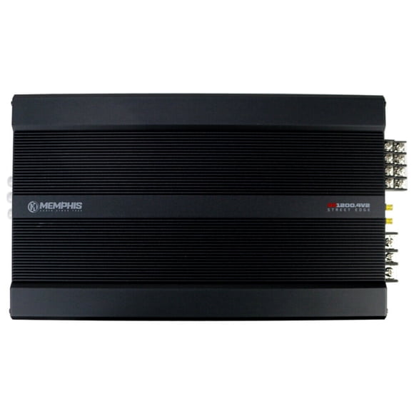 Memphis Audio SE1200.4V2 1200W Max 4-Channel 2-Ohm Stable Class-D Car Amplifier