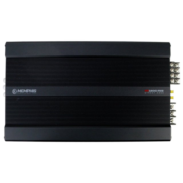 Memphis Audio SE1200.4V2 1200W Max 4-Channel 2-Ohm Stable Class-D Car Amplifier