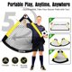 thumbnail image 5 of Set de porterías de fútbol KJSUE para niños con 2 redes de 6 x 4 pies, balón, bomba y accesorios, 5 of 7