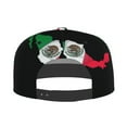 thumbnail image 3 of Unisex Snapback Hats Mexico-Flag-Map Adjustable Flat Bill Baseball Cap Dancing Hip Hop Cap, 3 of 8