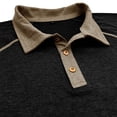 thumbnail image 7 of Krdevn Men's Spring Short Sleeved Lapel T Shirt Casual Versatile Short Sleeved Bottoming Shirt,XXL, 7 of 7