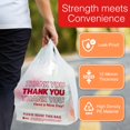 thumbnail image 3 of Reli. Thank You Plastic Bags (350 Count) (11.5" x 6.5" x 21") (White) - Grocery, Shopping Bag, Restaurants, Convenience Store C33, 3 of 3