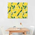 thumbnail image 2 of Orinice Lemons Leaves Fine Art Aesthetic Poster & Print Wall Painting for Classroom Kitchen Office Farmhouse Bathroom Room Decor Pictures Wall Art Painting Art Modern Canvas Prints, 2 of 6