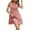 Pink, variant on Dresses for Women Sleeveless V-neck Solid Color Loose Dress