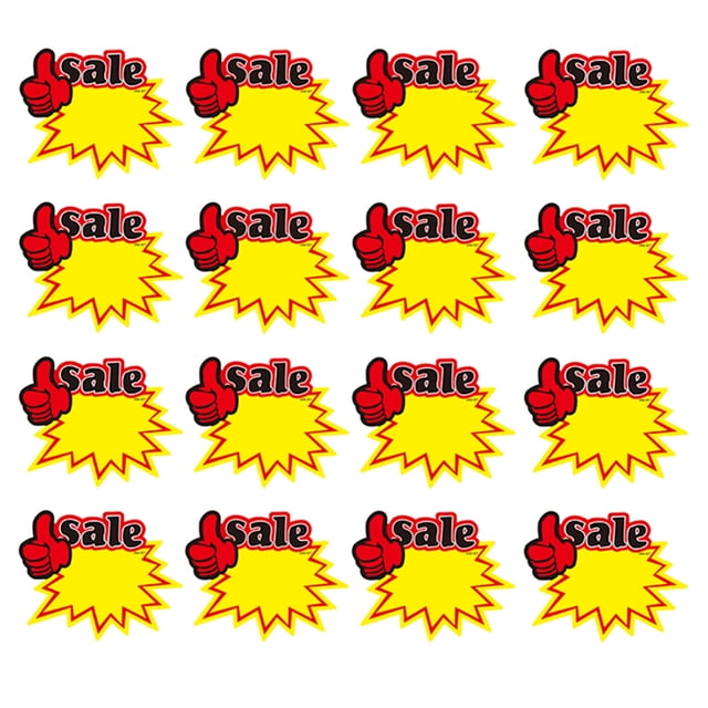 50 PCS Mercado Precio Signos Publicidad Etiquetas Tienda Minorista Etiquetas en blanco Etiquetas