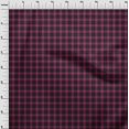 thumbnail image 3 of oneOone Polyester Lycra Dark Magenta Fabric Check Diy Clothing Quilting Fabric Print Fabric By Yard 56 Inch Wide, 3 of 4