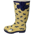 thumbnail image 2 of Women's Rain Boots Waterpoof Rubber Mid Calf Colors Wellie Snow Rainboot, 2 of 4