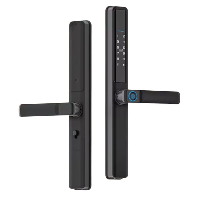Cerradura Inteligente Exterior Apertura Remota por App Wifi, Huella Digital, Código, Tarjeta, Llave Resistente a Fuertes Lluvias IP66