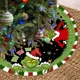 thumbnail image 3 of Falda De Árbol De Navidad, 48 Pulgadas Roja Y Verde Feliz Na, 3 of 7