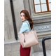 thumbnail image 5 of Dreubea Bolso de hombro de piel sintética suave para mujer, bolso de mano con borlas de gran capacidad, 5 of 5
