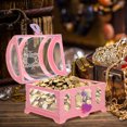 thumbnail image 2 of Miangastore Treasure Chest With Lock Plastic Keepsake Storage Box For Pirate Party Favors Lid For Classroom Home Use, 2 of 8
