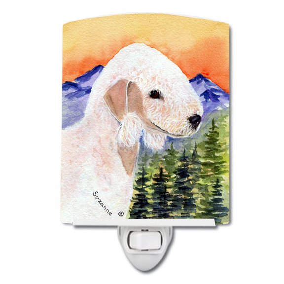Caroline's Treasures SS8158CNL Bedlington Terrier Ceramic Night Light, 6x4x3", multicolor