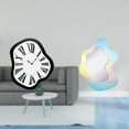 thumbnail image 2 of Reloj De Pared Acrílico Distorsionado Con Espejo Ondulado. Diseño Creativo, Lujoso Y único. Reloj Decorativo Moderno Con Efecto Fundido Para Baño, Escritorio O Tienda., 2 of 8