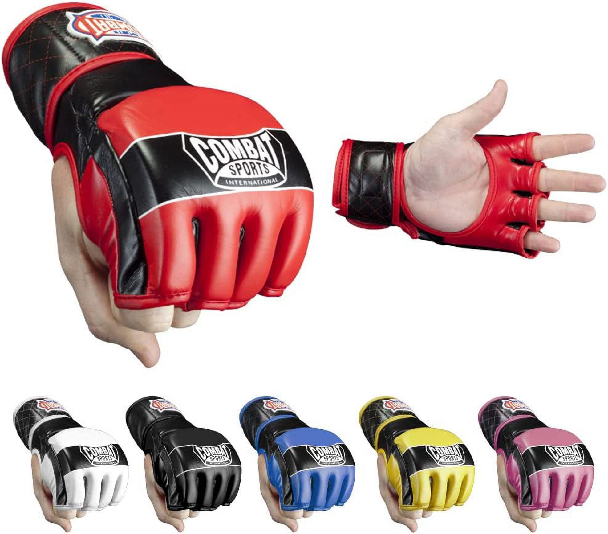Combat Sports Traditional MMA Fight Gloves XXLarge Black / Red