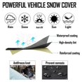 thumbnail image 2 of pitrice Car Sunshade Cover Silver Reusable Windproof Windscreen Covers Folding Outdoor Anti-frost Winter Protector Window, 2 of 9
