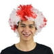 thumbnail image 5 of Vogacara Peluca de payaso Cabello Pelos sintéticos Aficionados al fútbol Fiestas de aplicación amplia Tocados multicolores Accesorios de Type4 NO4, 5 of 6