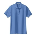 thumbnail image 5 of Mafoose Women's Comfortable Silk Touch Polo Golf Shirt Short Sleeve Ultramarine Blue M, 5 of 7