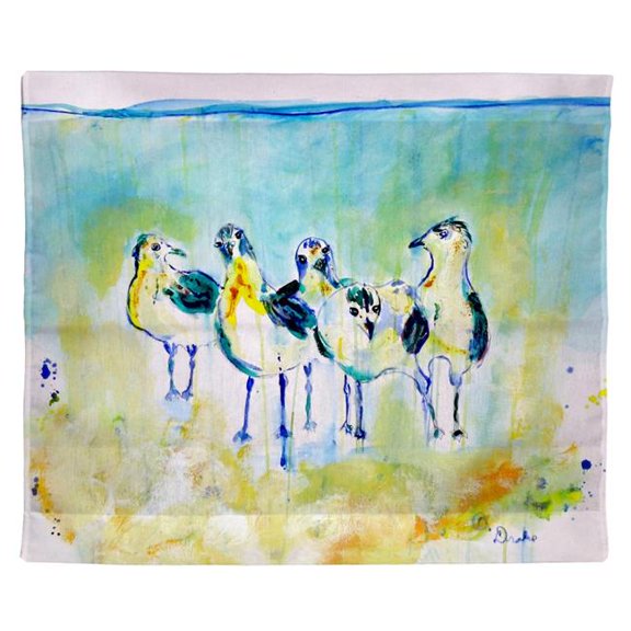Betsy Drake TP1136 24 x 30 in. Abstract Gulls II Outdoor Wall Hanging