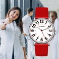 thumbnail image 3 of Bomieux Watch for Women Nurse Watch for Doctors Luminous Easy Read Dial,12/24 Hours with Second Hand,Silicone Band,Waterproof Watch Gifts for Women, 3 of 7