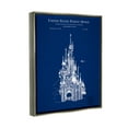 thumbnail image 3 of Stupell Industries Amusement Castle Blueprint Graphic Art Luster Gray Floating Framed Canvas Print Wall Art, Design by Karl Hronek, 3 of 6
