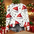 thumbnail image 5 of Women’s Loose Crewneck Long Sleeve Christmas Sweatshirt Funny Santa or Xmas Tree Print Pullover Casual Holiday Party Top Trendy Going Out Tee for Festive Seasonal Style, 5 of 8