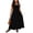 Black, variant on Tank Dress Cute Summer Dresses Loose Fit Plus Size 2026 Solid Color Sleeveless Crew Neck Conservative Dress for Daily and Commute XL-5XL