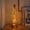 Gold, variant on Metal Christmas Tree Shaped LED Table Lamp Light-up Christmas Tree with Top Star Night Light for Bedroom Wedding Party Table Decor 3AAA Battery Powered (Gold(Warm White), 4.72x4.72x12.99in)