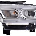 thumbnail image 4 of KarParts360 For Dodge Durango 2021 22 23 24 2025 Headlights Driver and Passenger Side | Pair | CAPA | LED | Clear Lens | Standard Type | Chrome Housing | With Bulbs | CH2502343C, CH2503343C, 4 of 8