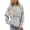 Grey, variant on Sudadera De Cuello Redondo Para Mujer Camping Life Pullover Sweatshirt Athletic Casual Sweatshirt Tunic Zip up Hoodie French Sweatshirt Fuzzy Sweatshirt for Women Full Zip Hoodie Pullover 4x