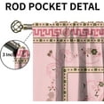 thumbnail image 5 of Beautiful Indian Bohemian Soundproof Privacy Window Curtain, Psychedelic Hippie Passion Flower Window Treatments for Bedroom Living Room Balcony, Filter Light and Blackout Curtains-W42xL54in, 5 of 6