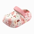 thumbnail image 6 of CAUYDY Kids Toddler Clogs Boys Girls Dinosaur Slip on Slides Sandals Summer Beach Pool Outdoor Water Shoes Shower Slippers Garden Clogs(L101-Light Pink,13.5), 6 of 6
