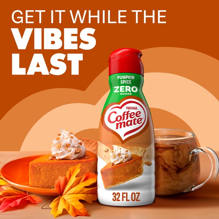 Coffee mate Pumpkin Spice Flavored Creamer, Liquid Coffee Creamer