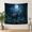 B, variant on XaaKee Tapestry Wall Hanging, Celestial Moon Deer Mystical Full Moon, High-Quality Polyester Large Tapestry, 60x40Inch