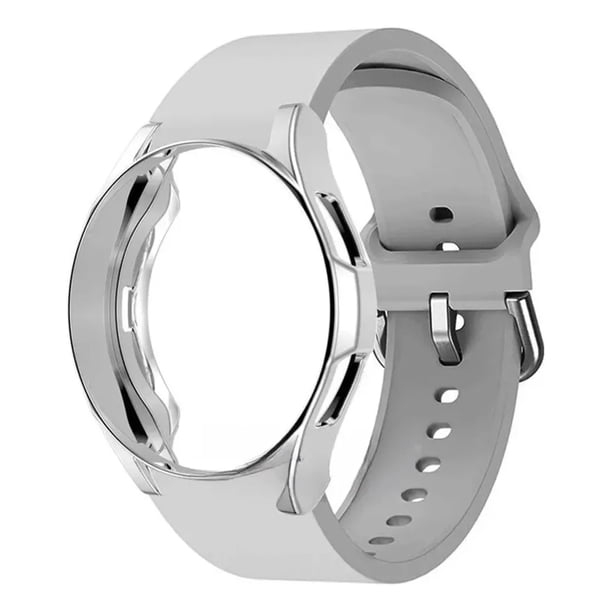 Correa Deportiva para Galaxy Watch 7 6 5, Silicona, con Protector y Vidrio, 40/44mm