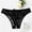 Black, variant on Lingerie for Women 1PC WomenFloral Lace Panty Underwear Brief Plus Crotchless Thong Lingerie