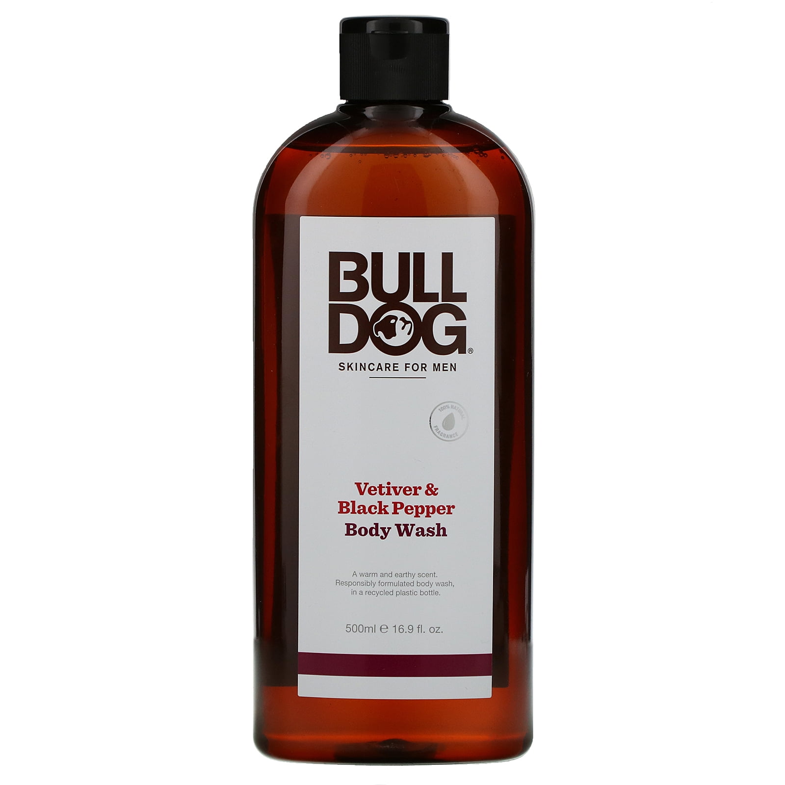 Bulldog Skincare For Men Body Wash, Vetiver & Black Pepper, 16.9 fl oz
