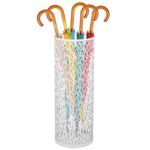 Umbrella Holder,Umbrella Stand Rack for Entryway,Metal Umbrella Stand,Freestanding Umbrella Stand Round Umbrella Holder for Canes,Indoor Walking Stick Holder for Home Entryway Office