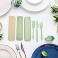 thumbnail image 4 of DECORNIJIA Travel Utensil Set Phthalate-Free Plastic 2 Sets, 4 of 5