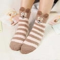 thumbnail image 4 of 3 Pairs Women's Fluffy Socks, Soft Fuzzy Socks Winter Comfy Warm Fluffy Socks, 4 of 5