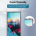 thumbnail image 6 of [1+2 Pack] Galaxy S22 Ultra Privacy Screen Protector + Camera Lens Protector 9H Hardness 3D Full Coverage Anti Spy Glass Screen Protector for Samsung Galaxy S22 Ultra 6.8 inch, 6 of 7