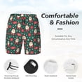 thumbnail image 3 of Fotbe Santa Claus Traje de Baño para Hombre – Shorts de Natación de Secado Rápido con Forro y Bolsillos-XX-Large, 3 of 6