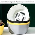 thumbnail image 3 of Succulent Planters Resin Plastic Crafts Personality Decorations Box for Tabletop Flower Pot Style Decorative Plants Container Office Yards Yellow, 3 of 9